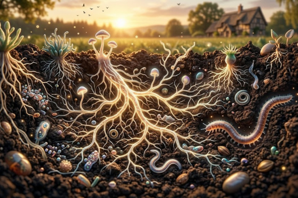 O Que Insetos e Fungos Revelam Sobre Seu Jardim